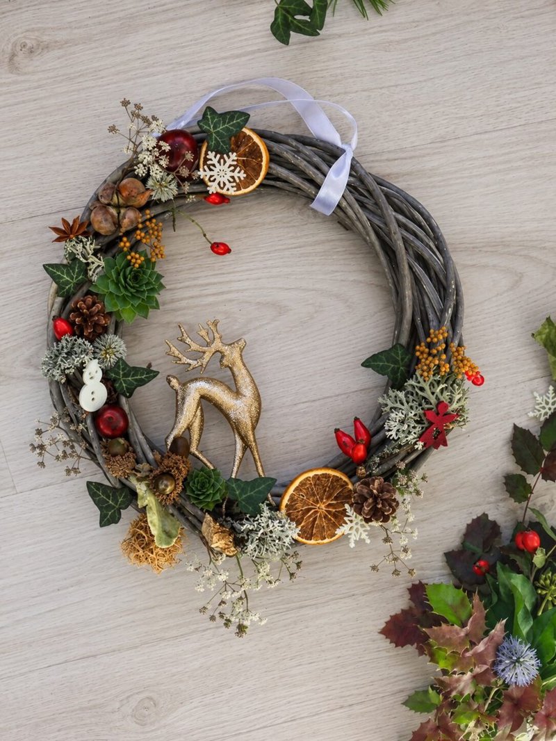 “Deer” wreath